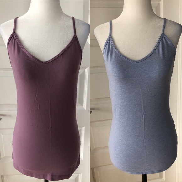 Dynamite Tank Top- Heathered Blue & Purple - Picture 1 of 4